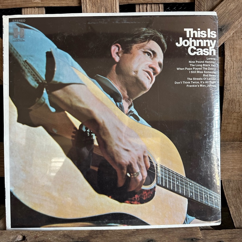 New Johnny Cash This Is Johnny Cash Vinyl LP 1969 Harmony HS11342